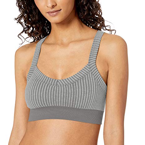 Amazon Brand - Mae Women's Seamless Wide Strap Crop Bralette (for A-C cups)