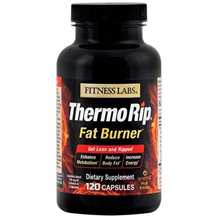 Fitness Labs Thermo Rip Fat Burner with Sinetrol® Xpur, Green Tea, Caffeine, L-Tyrosine and Cayenne, 60 Servings