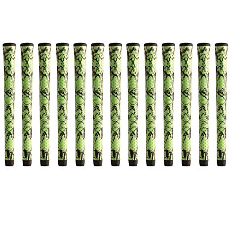 Winn DriTac X Midsize  1/16" Green/Black Golf Grip Bundle (13 Piece)