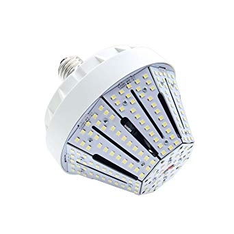 New Sunshine 60W LED Corn Light Bulb for Indoor Outdoor E26 9150LM 5000K Cool White Replacement for 175W CFL/MH/HID/HPS for Low Bay Street Lamp Post Lighting Garage Factory Warehouse
