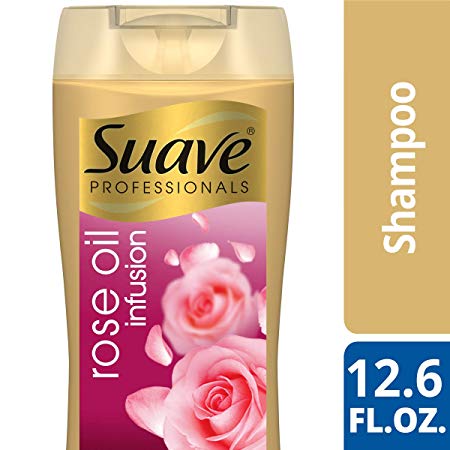SUAVE HAIR Professionals Rose Oil Infusion Shampoo, 12.6 Ounce