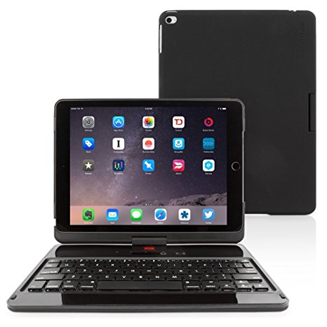 iPad Pro 12.9 Keyboard Case, Snugg8482; - Ultra Slim 360 Rotatable Keyboard Cover with Bluetooth Connectivity & (Black) For Apple iPad Pro 12.9
