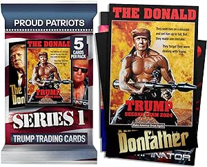 Donald Trump Trading Cards - Series #1 - Trump Collectibles, Trump Gifts, Trump 2024, Perfect Patriotic & Political Donald Trump Gifts. Proudly Made in America!