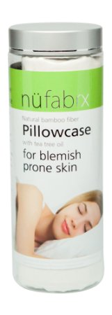 Nufabrx Pillowcase: innovative nano-encapsulation technology to embed our all-natural, scientifically formulated serum into the bamboo fibers of the pillowcase