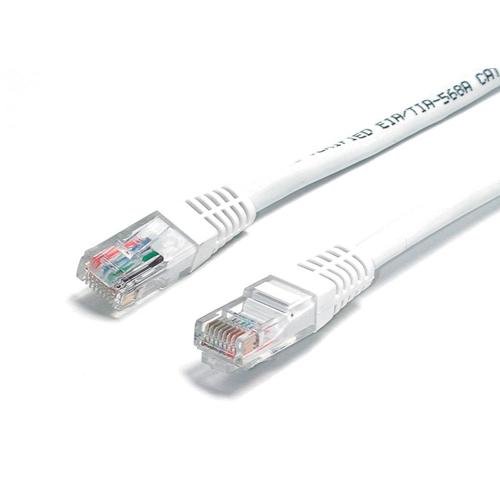 Cable-Core CAT 6 Network Cable. Ethernet LAN 10/100/1000 Gigabit Patch Lead White 3m