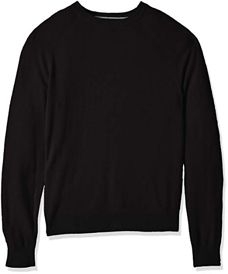 BUTTONED DOWN Men's 100% Cashmere Crewneck Sweater