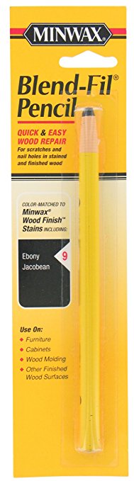 Minwax 110096666 No 9 Blend-Fil Wood Repair Stain Pencil, Ebony Jacobean