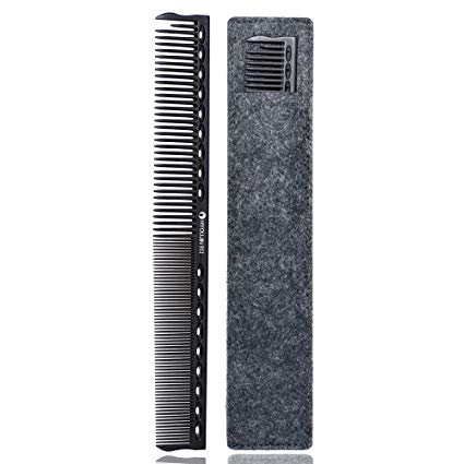 HYOUJIN 902 Long hair styling cutting comb 14 holes anti static barber comb professional comb