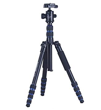 Professional 62 Inch Aluminum Tripod and Ball Head Portable Travel for Dslr, SLR