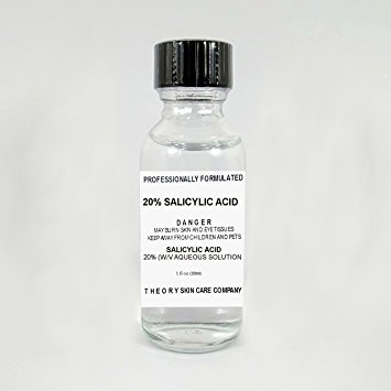 Salicylic Acid 20% Chemical Peel 1 fl oz (30ml)Bottle Medical Pure, Instruction Included, ATTENTION Our Salicylic Acid Is Formulated with Alcohol. Please Do Not Buy If This Is an Issue for You