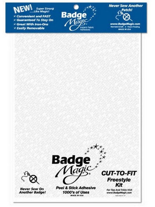 Badge Magic Cut to Fit Freestyle Kit/Adhesive