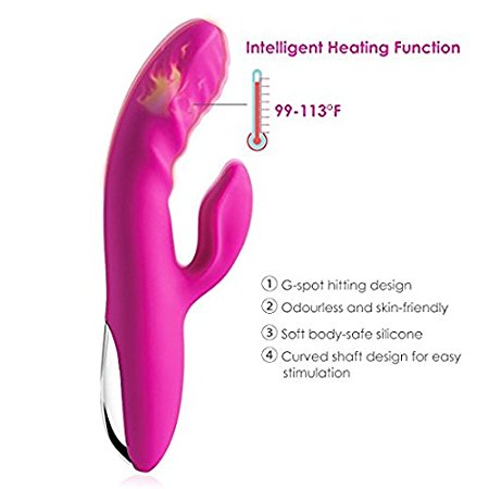 ZEMALIA Waterproof Vibrator G-Spot Stimulators Therapeutic Body Massager For Muscle Aches & Sports Recovery (Plum Red)