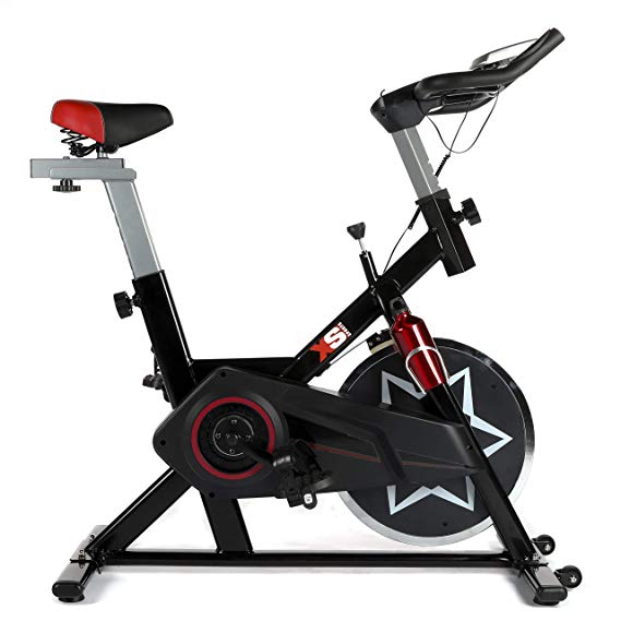 XS Sports SB300 Aerobic Indoor Training Exercise Bike-Fitness Cardio Home Cycling Racing-with PC   Pulse Sensors