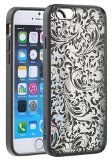 iPhone 6s Case - VENA TACT ARMOR Slim Protective Hybrid Case CornerGuard  Shock Absorption Quill Pattern Cover for iPhone 6S 2015  iPhone 6 2014 - Black