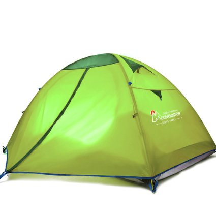 Mountaintop Outdoor 2 Person Camping Tent/Backpacking Tents with Carry Bag 3 Season Tents for Camping