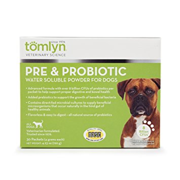 Tomlyn Pre and Probiotic Dog Supplement 30 Pack