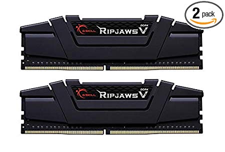 G.Skill 32GB DDR4 PC4-28800 3600MHz Ripjaws V for Intel CL16 (16-19-19-39) Dual Channel kit (2x16GB) Black