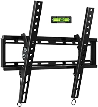 Tilt TV Wall Mount Bracket for Most 32-55 Inch Flat Screen, Curved TVs - BLUE STONE Universal TV Mount with VESA up 400x400mm,Loading Capacity 66 lbs, Fits 8",12",16" Studs