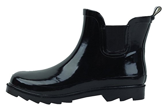 Women's Short Ankle Rubber Rain Boots Multiple Styles Available