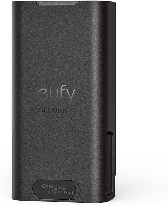 eufy Security Rechargeable Battery Pack with USB-C, Quick-Release Battery Pack, Long-Lasting Backup Power, 6,500 mAh Capacity, Easy to Install and Remove, Compatible with eufy Video Doorbell E340