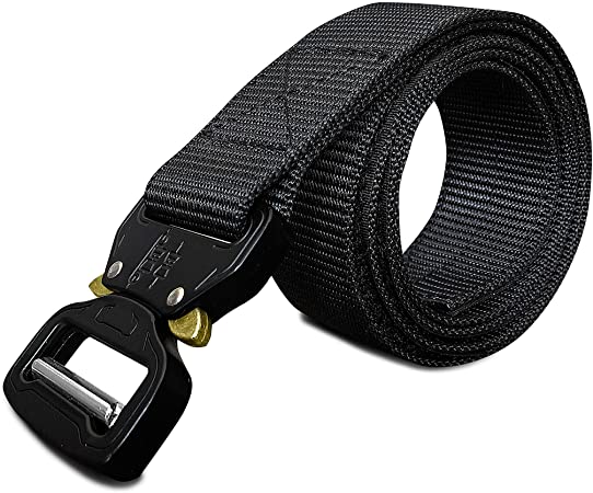 WOLF TACTICAL Quick-Release EDC Belt - Military Tactical Belt for Everyday Carry, Outdoor Sports, Concealed Carry