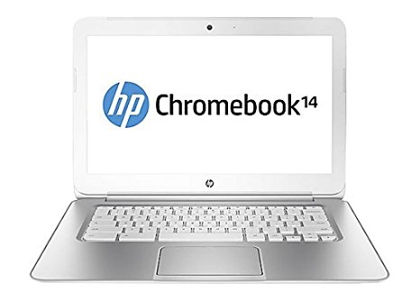 HP Chromebook F7W49UA#ABA 14-Inch Netbook (White)