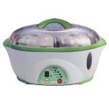 Welbon TSC-500B Electric Stewpot with Twin Mini Ceramic Pots and 1 Large Oval Ceramic Bowl
