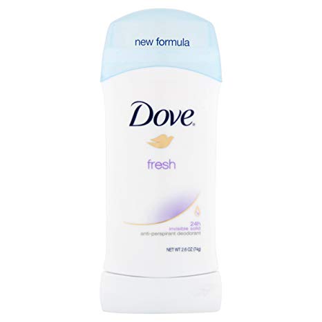 Dove Deodorant 2.6 Ounce Invisible Solid Fresh (76ml) (3 Pack)