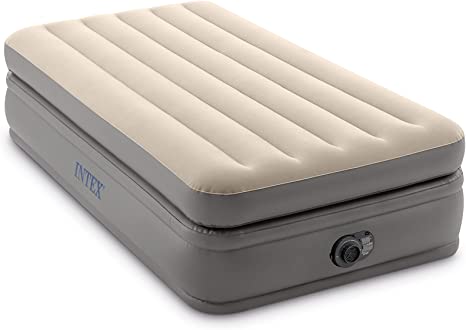 Intex 64162ND - Materasso Dura-Beam Prime Comfort Singolo, con Pompa Elettrica Incorporata, 99x191x51 cm