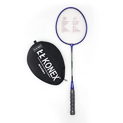 KONEX KK Aluminum Badminton Racket with Head Cover (CLS 007 , Blue)