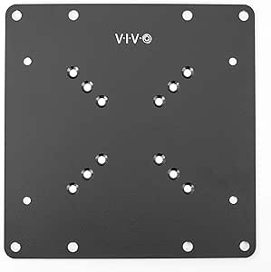 VIVO Steel VESA TV and Monitor Mount Adapter Plate Bracket for Screens 23" to 42" | Conversion Kit for VESA up to 200x200mm (MOUNT-AD2X2)