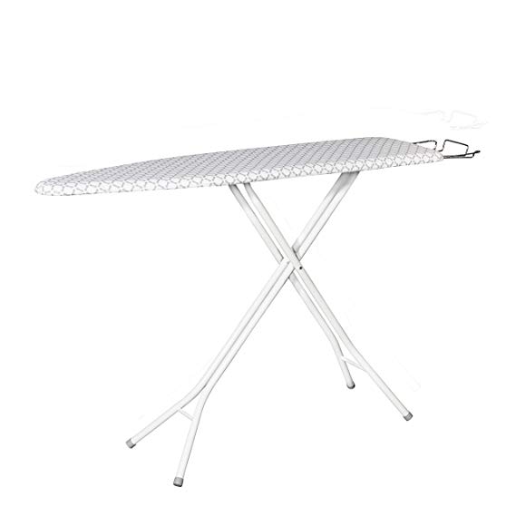 Hamilton Beach 83130, 4 Legs, Fold-Up Storage Full-Size Ironing Board White