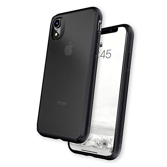 Caudabe Synthesis iPhone XR [Slim], [Rugged], [Protective] iPhone XR Case (Stealth Black)