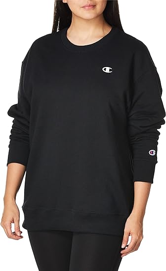 Champion Women's Crewneck Sweatshirt, Powerblend Oversized Fleece Sweatshirt for Women, Our Best Sweatshirts for Women