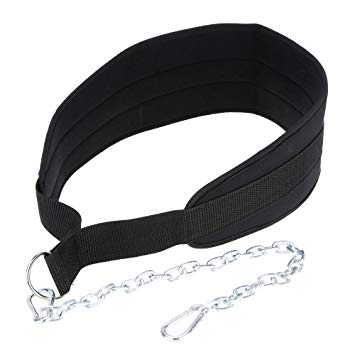 Fitness Equipments Dip Belt Weight Lifting Gym Body Waist Strength Training Power Building Dipping Chain Pull Up