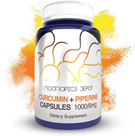 Curcumin   Piperine Capsules | 1000mg Curcumin   6mg Piperine | 60 Count