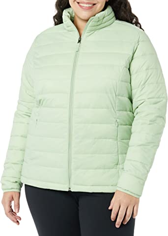 Amazon Essentials Women's Lightweight Long-Sleeve Water-Resistant Puffer Jacket