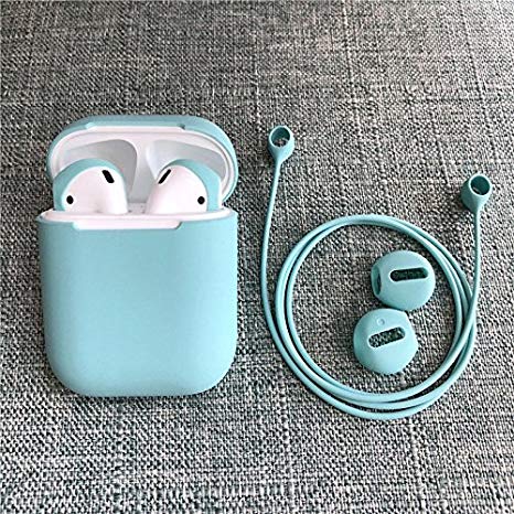 {Fit in The case} Airpods Earpods Covers Anti-Slip Silicone Soft Sport Covers Accessories for Apple AirPods Earbud airpods eartips 2 Pairs (3 in 1)