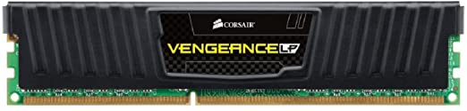 Corsair CML8GX3M1A1600C10 Vengeance Low Profile 8GB (1x8GB) DDR3 1600 Mhz CL10 XMP Performance Desktop Memory Module Black