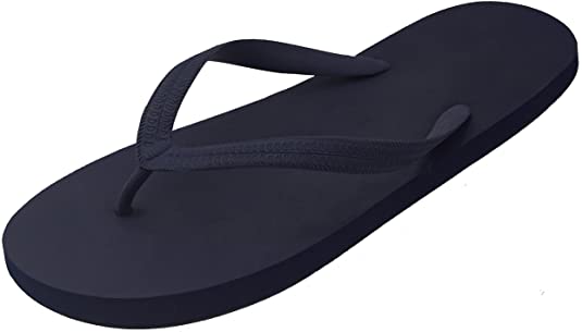 Besli Men's Soft Comfortable Rubber Flip Flops Thong Sandal Beach Slipper