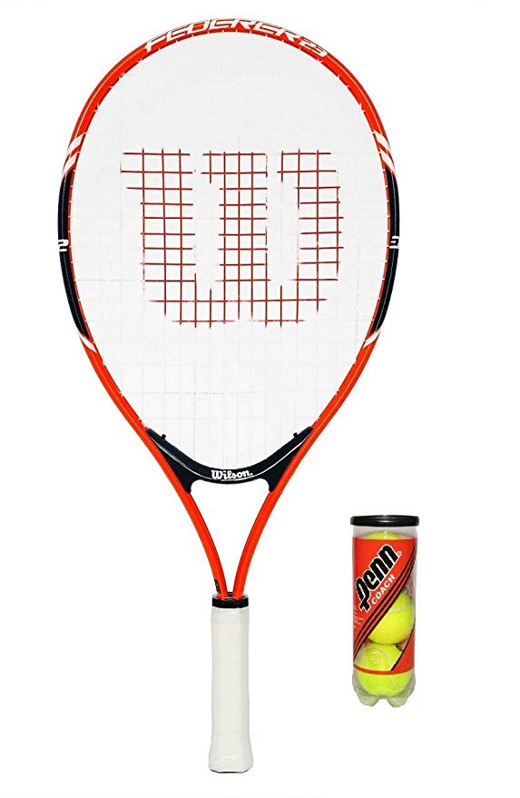 Wilson Federer 26" Tennis Racket inc 3 Tennis Balls