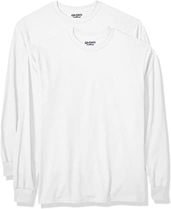 Gildan Men's DryBlend Adult Long Sleeve T-Shirt, 2-Pack