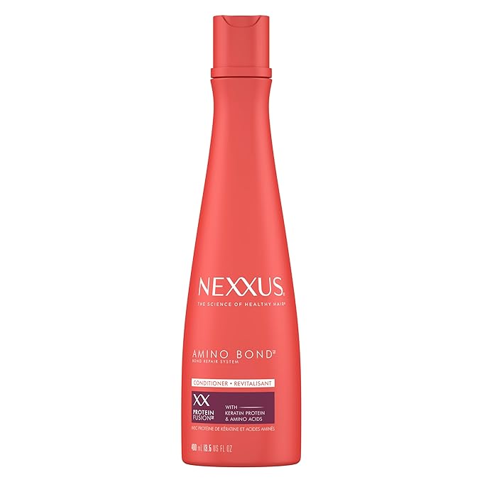 Nexxus Shampoo & Conditioner All Types of Damaged Hair Amino Bond 2 Count with Amino Acids & Keratin Protein 13.5 oz