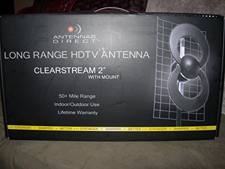 Antennas Direct Clearstream 2tm Long Range HDTV Antenna with Mount