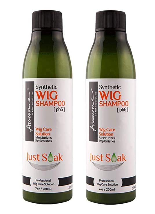 Awesome Synthetic Wig Shampoo Just Soak / 7 oz (Pack of 2)