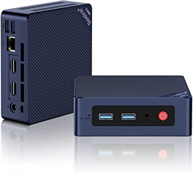 Beelink Mini S12 PC, Newest Intel 12th N95(4C/4T, Up to 3.4GHz), 8GB DDR4 RAM 256GB SSD, Mini Desktop Computer Support Dual HDMI 4K UHD Output/WiFi5/BT4.2/Gigabit Ethernet for Family-NAS/HTPC