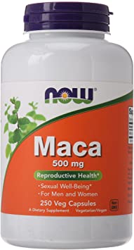 NOW Maca, 500 mg, 250 Veg Capsules