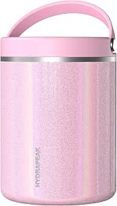 Hydrapeak Enchanted 32oz Vacuum Insulated Thermos Stainless Steel Food Jar | Thermos for Hot Food and Cold Food, Wide Mouth Leak-Proof Soup Thermos for Adults (Pink)