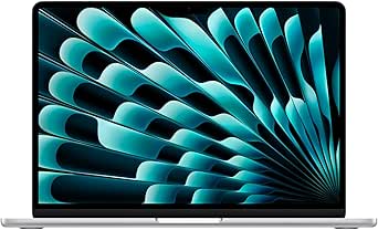 Apple MacBook Air (13", Apple M4 Chip mit 10‑Core CPU und 8‑Core GPU, 16GB Gemeinsamer Arbeitsspeicher, 256 GB) - Silber