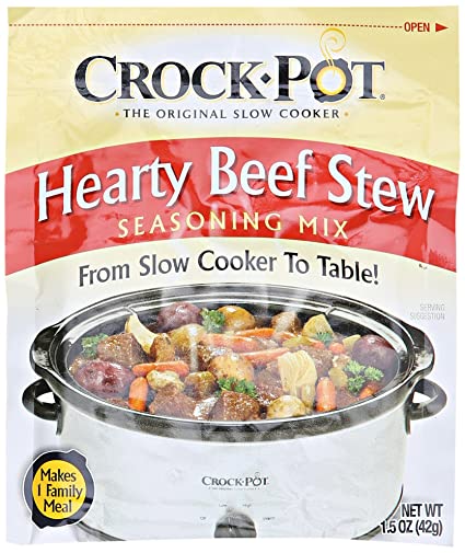 Crock Pot Hearty Beef Stew Seasoning Mix, 1.5 oz